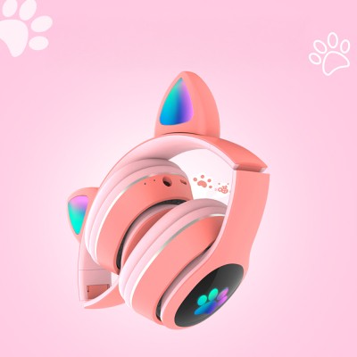 Lapas P40 Kedi Kulaklı Tasarımlı RGB Işıklı Bluetooth Kulaklık - 8