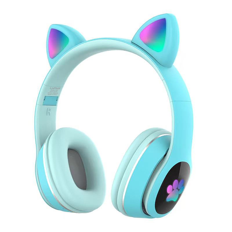 Lapas P40 Kedi Kulaklı Tasarımlı RGB Işıklı Bluetooth Kulaklık - 5