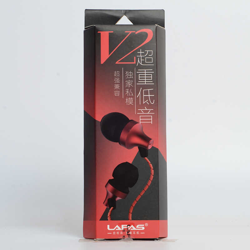 Lapas V2 3.5mm Kulaklık - Kırmızı