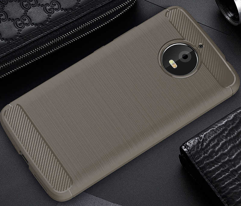 Lenovo Moto E4 Plus Kılıf Zore Room Silikon Kapak - Gri