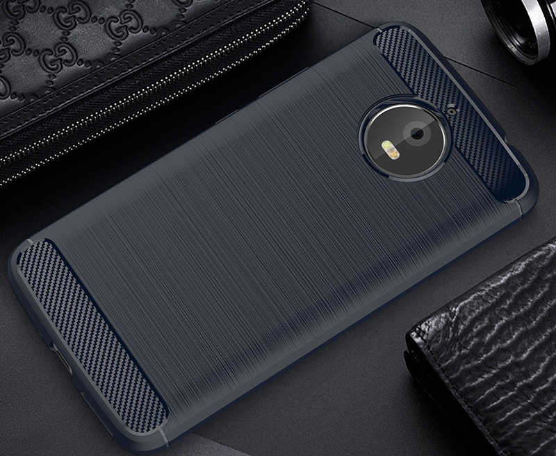 Lenovo Moto E4 Plus Kılıf Zore Room Silikon Kapak - Lacivert