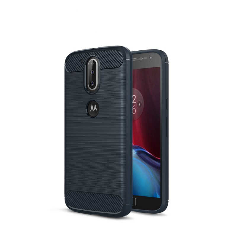 Lenovo Moto G4 Plus Kılıf Zore Room Silikon Kapak - Lacivert