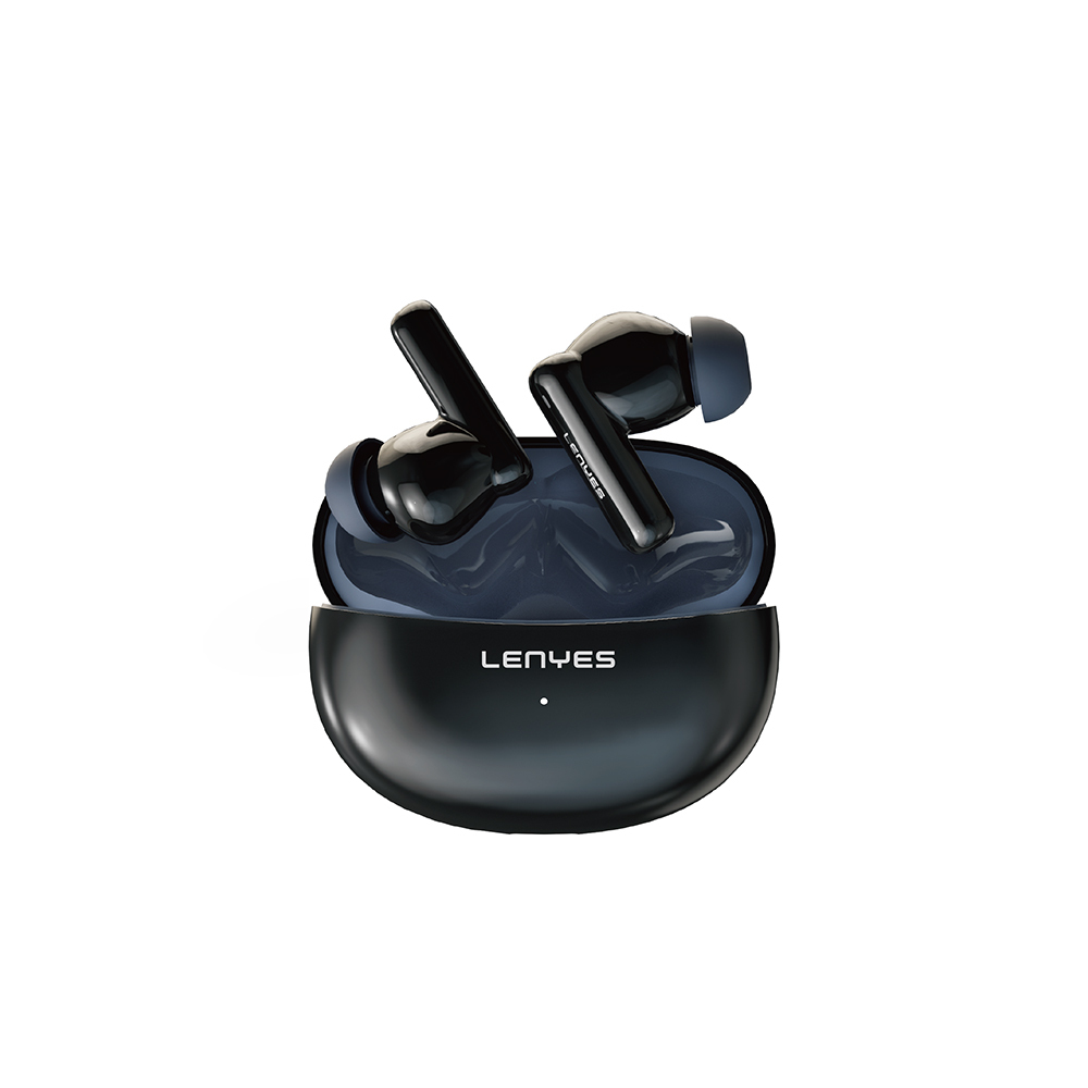 Lenyes Air 100 ANC Özellikli ENC Teknolojili Kulak İçi Bluetooth v5.3 Kulaklık - Siyah