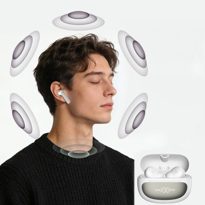 Lenyes Air 107 ANC/ENC Teknolojili 360 Derece Panaromik Ses Özellikli Kulak İçi Bluetooth Kulaklık v6.0 - 5