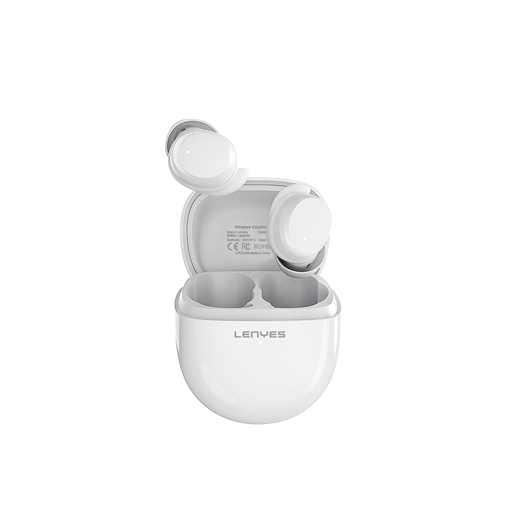 Lenyes Air 301 ACS Panoramic Surround Sound Kulak İçi Bluetooth v5.3 Kulaklık - Beyaz