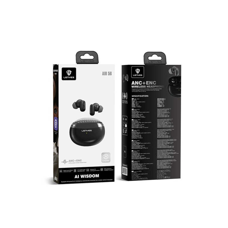 Lenyes Air 56 Ai Çeviri Özellikli ANC/ENC Teknolojili Kulak İçi Bluetooth Kulaklık v5.3 - 3