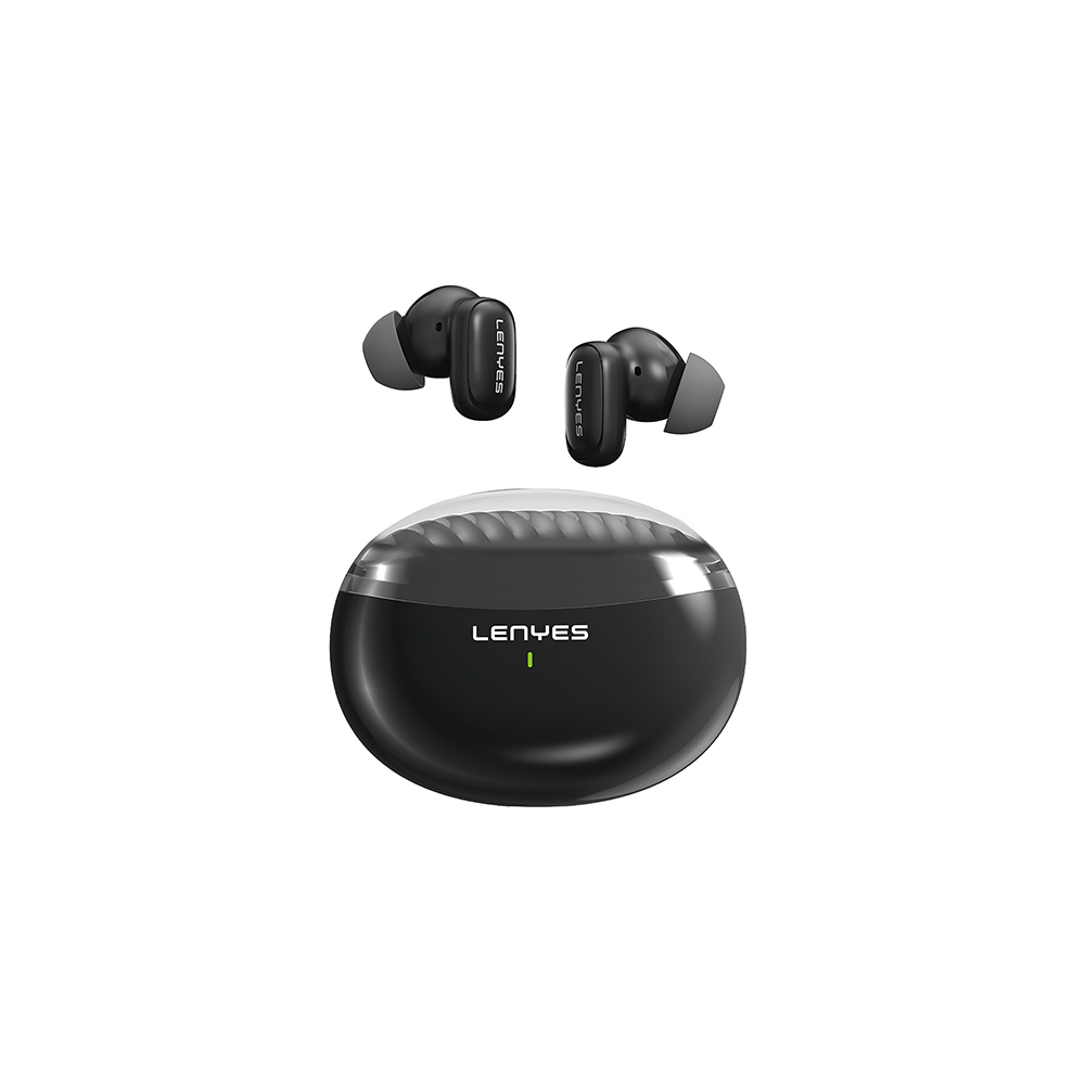 Lenyes Air 56 Ai Çeviri Özellikli ANC/ENC Teknolojili Kulak İçi Bluetooth Kulaklık v5.3 - Siyah