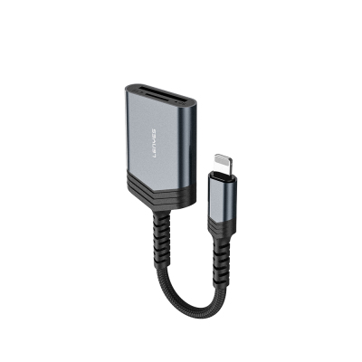 Lenyes AX137 2in1 Lightning to TF/SD Kart Çevirici Dönüştürücü - Lenyes