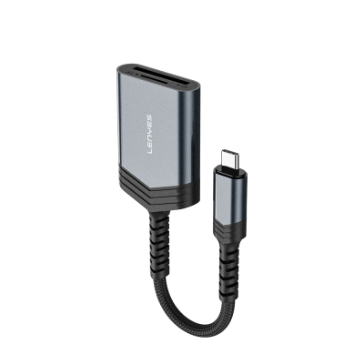 Lenyes AX137 2in1 Type-C to TF/SD Kart Çevirici Dönüştürücü - Lenyes