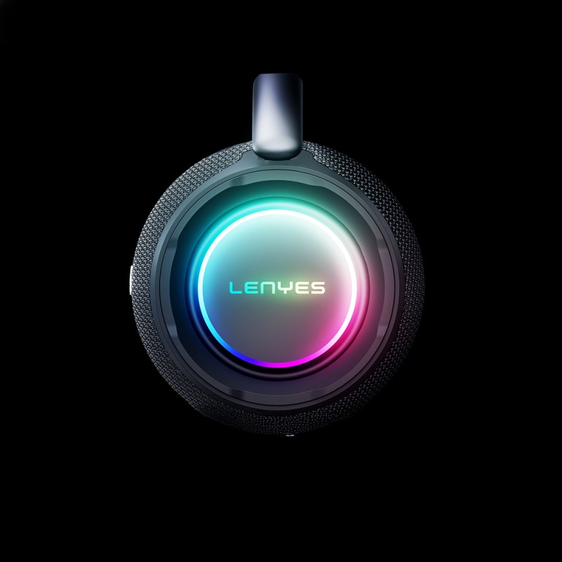 Lenyes Boost X Series RGB Illuminated Portable Bluetooth Speaker with Dual Microphones v5.3 600W - 5