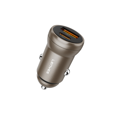 Lenyes CA63 Fast Charging Dual USB-A + Type-C Port PD Car Charger 30W - Lenyes