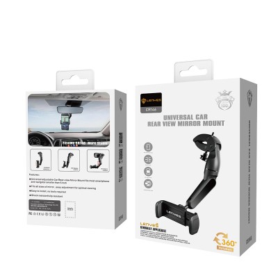 Lenyes CR146 360  Returning Player The Rearview Mirror Vehicle Telephone Holder - 3