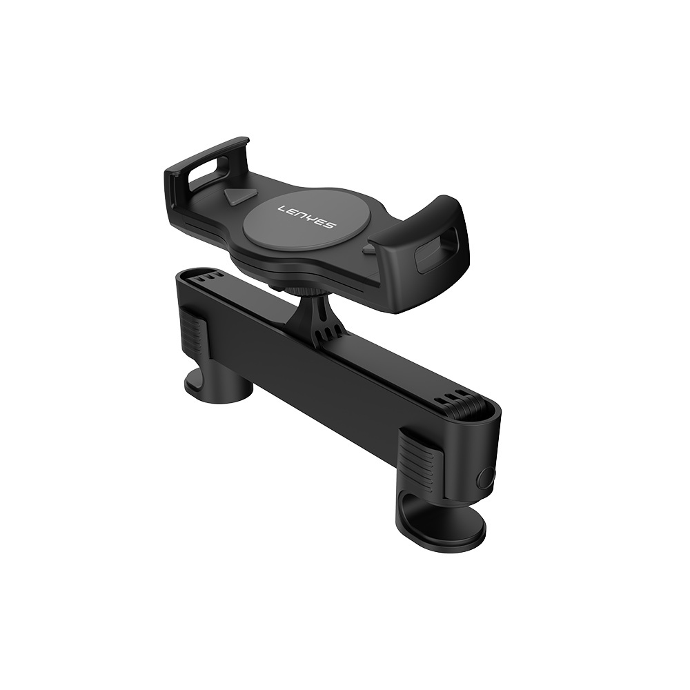 Lenyes CR167 360 Derece Dönebilen Sarsıntı Engelleyici Özellikli Arka Koltuk Araç Telefon Tutucu - Siyah