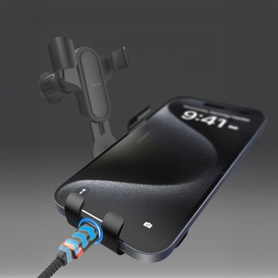 Lenyes CR181 360 Derece Dönebilen Havalandırma Tasarımlı Araç Telefon Tutucu - 9