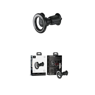 Lenyes CR183 M-safe Magnetik Özellikli 360 Derece Dönebilen Havalandırma Tasarım Araç Telefon Tutucu - 10