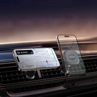 Lenyes CR193 Vent Design Magnetic Car Phone Holder - 3