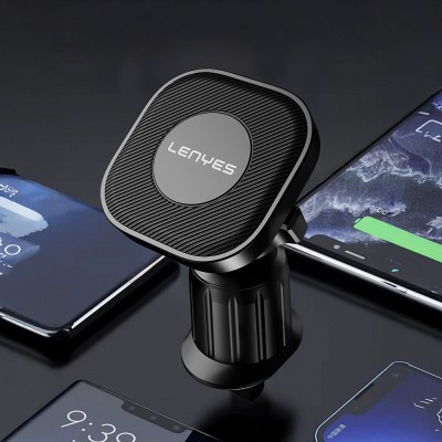 Lenyes CR193 Vent Design Magnetic Car Phone Holder - 7