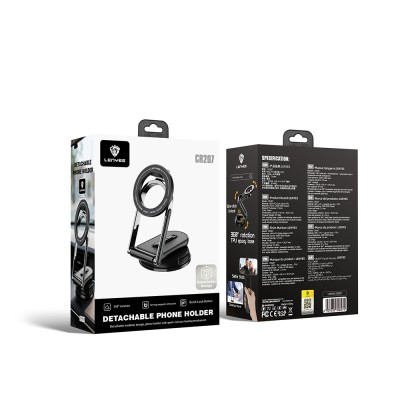 Lenyes CR207 360 Derece Dönebilen Katlanabilir Telefon Tutucu - 4