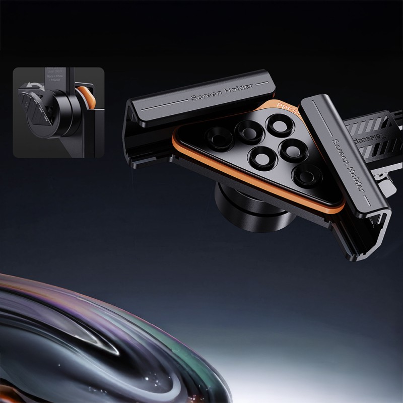 Lenyes CR210 360° Rotating V-Shaped Magnetic Car Phone Holder - 5