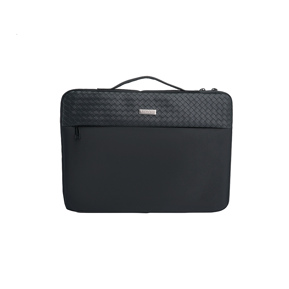 Lenyes LB555 Voyagers Serisi 1200D Su Geçirmez 13-14 inç Laptop Çantası - Siyah