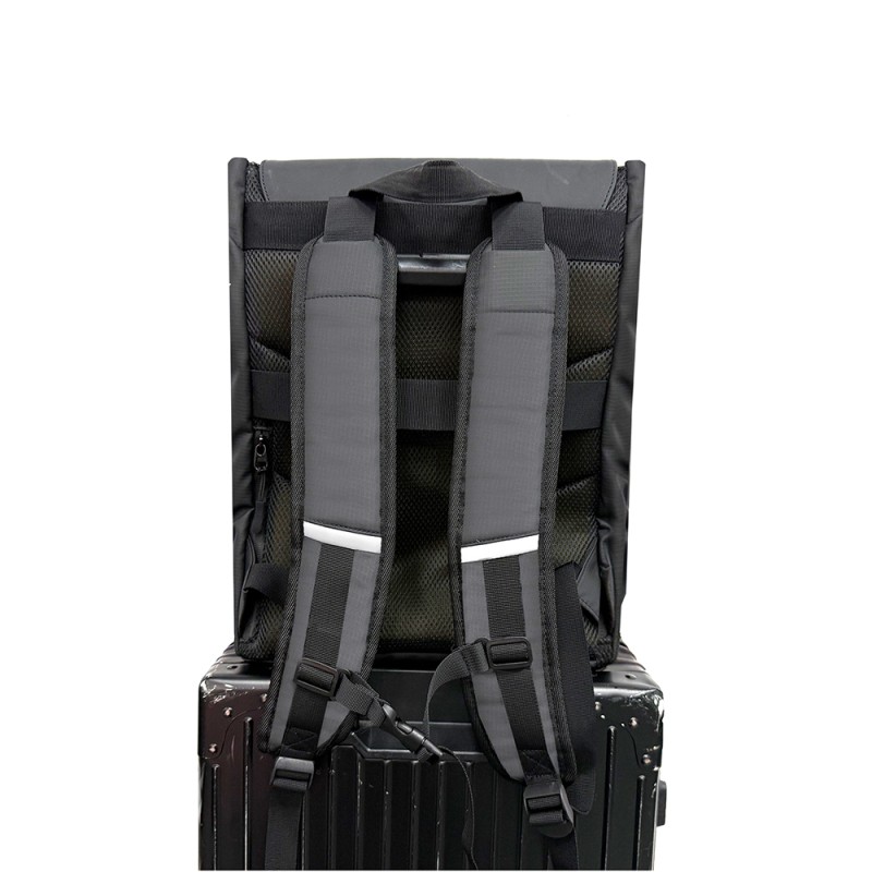 Lenyes LB566 Dreamer Backpack Series Waterproof Leather Design Shoulder Strap Backpack - 5