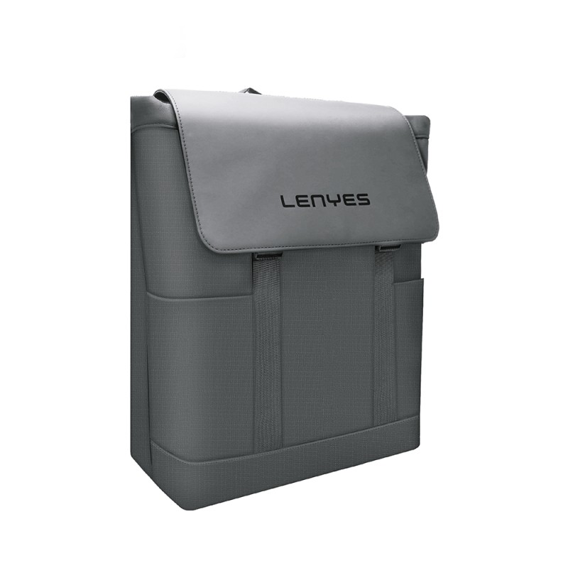 Lenyes LB566 Dreamer Backpack Serisi Su Geçirmez Deri Tasarımlı Omuz Askılı Sırt Çantası - 1