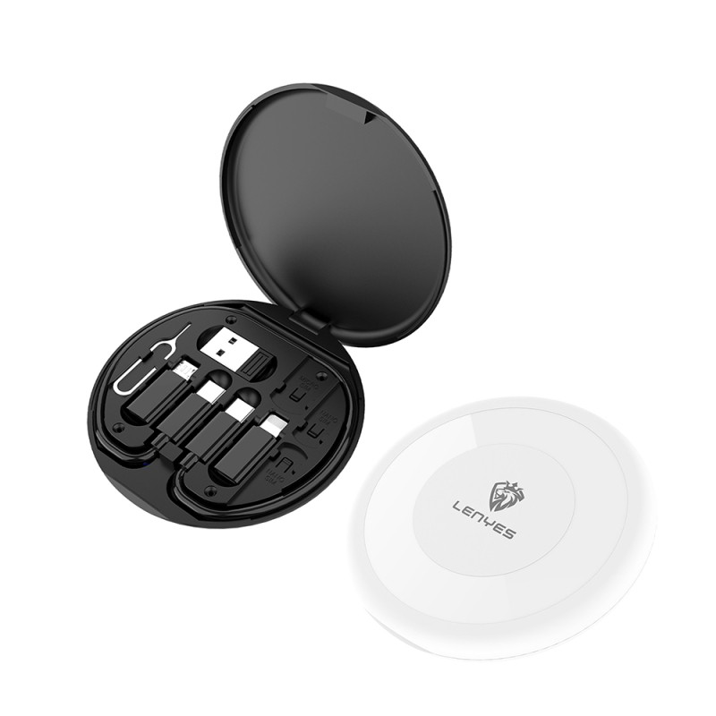 Lenyes LB601 6in1 Type-C to Type-C Kablolu 60W Çevirici Adaptör Seti Standlı Saklama Kutusu - 2