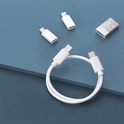 Lenyes LB601 6in1 Type-C to Type-C Kablolu 60W Çevirici Adaptör Seti Standlı Saklama Kutusu - 11