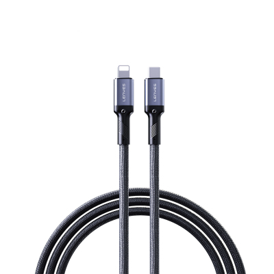 Lenyes LC509 Type-C to Lightning PD 30W Örgü Tasarımlı Hızlı Şarj Özellikli Data ve Şarj Kablosu 1M - Lenyes