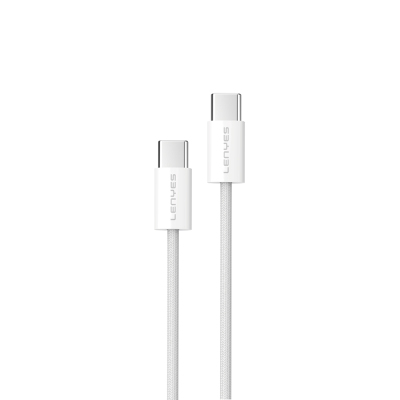 Lenyes LC526 Type-C to Type-C Akıllı Çip Koruma Özellikli Data ve Şarj Kablosu 60W 1.2M - Lenyes
