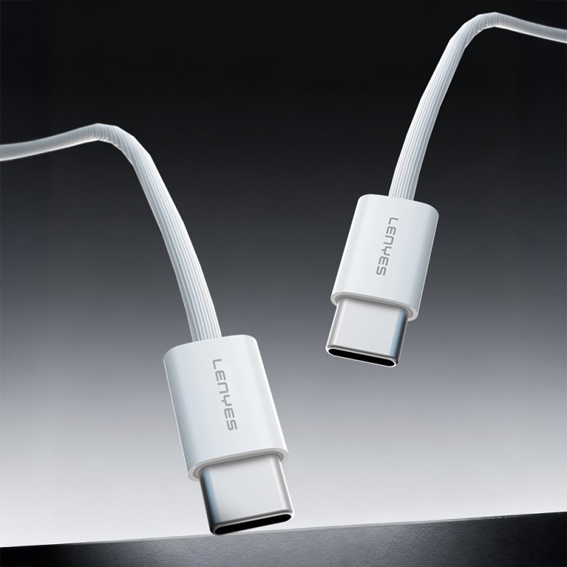 Lenyes LC526 Type-C to Type-C Smart Chip Protection Data and Charging Cable 60W 1.2M - 3
