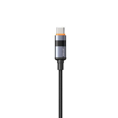 Lenyes LC529 USB-A to Type-C LED Digital Display Fast Charging Featured Data and Charging Cable 66W 1M - 6