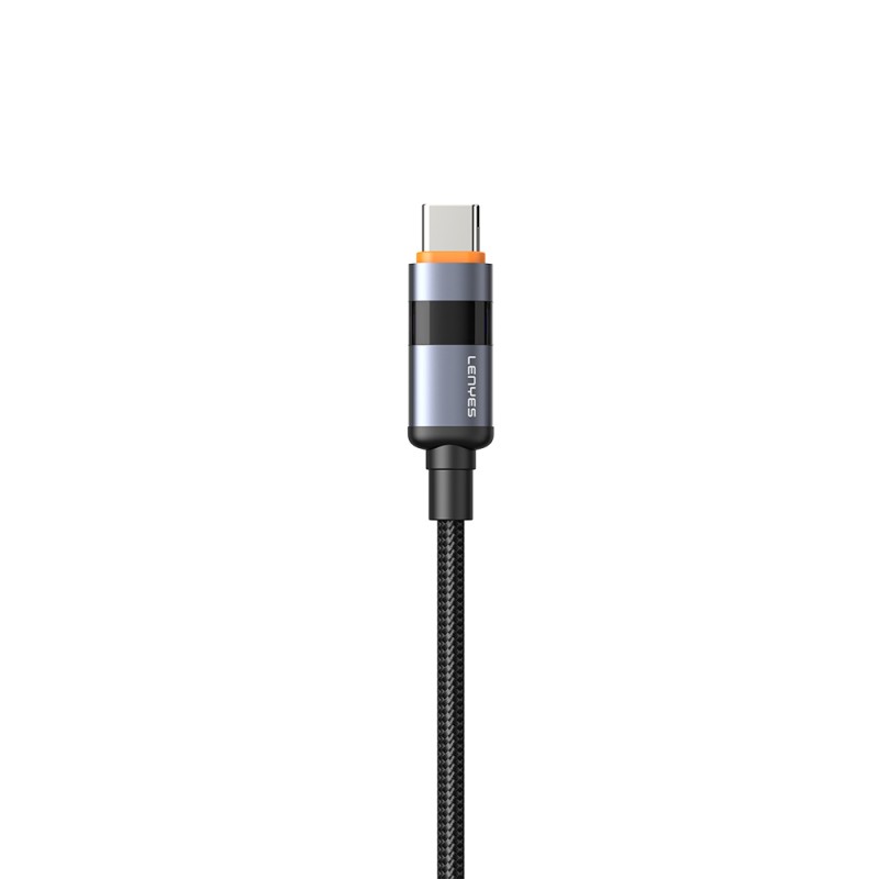 Lenyes LC529 USB-A to Type-C LED Digital Display Fast Charging Featured Data and Charging Cable 66W 1M - 6