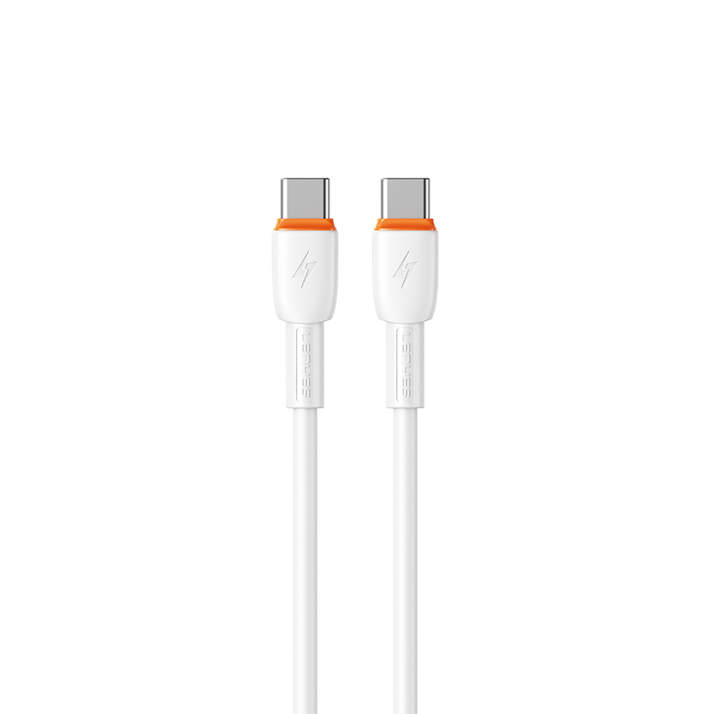 Lenyes LC545 Type-C to Type-C Hızlı Şarj Özellikli Data ve Şarj Kablosu 60W 1M - Beyaz