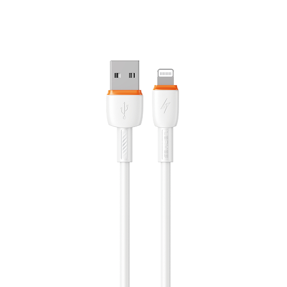 Lenyes LC545 USB to Lightning Hızlı Şarj Özellikli Data ve Şarj Kablosu 12W 1M - Beyaz