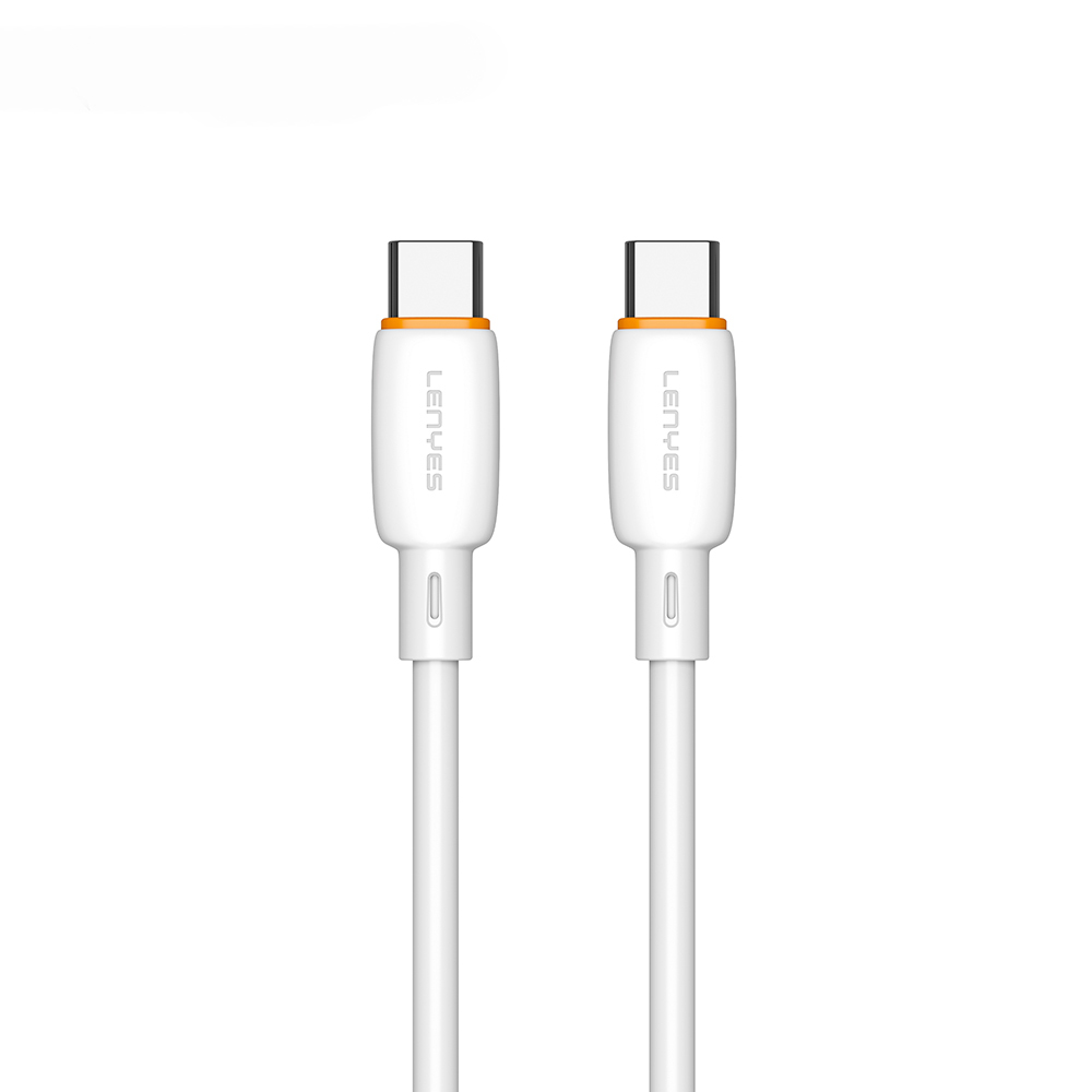 Lenyes LC548-TC-TC Type-C to Type-C Hızlı Şarj Özellikli PD Data ve Şarj Kablosu 60W 1M - Beyaz