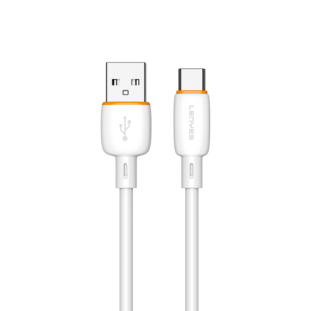 Lenyes LC548-TC USB-A to Type-C Data ve Şarj Kablosu 12W 1M - Beyaz