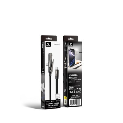 Lenyes LC553 Type-C to Type-C E-MARK Chip Stand Data and Charging Cable 100W 1M - 6