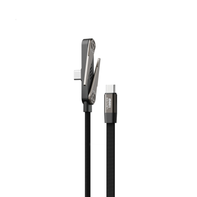 Lenyes LC553 Type-C to Type-C E-MARK Çipli Standlı Data ve Şarj Kablosu 100W 1M - Lenyes