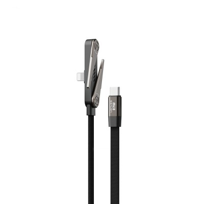 Lenyes LC554 Type-C to Lightning Stand Özellikli Data ve Şarj Kablosu 27W 1M