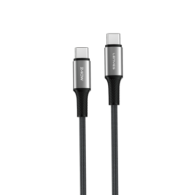 Lenyes LC564 Type-C to Type-C PD Braided Fast Charging Data and Charging Cable 240W 2M - Lenyes