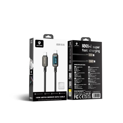 Lenyes LC570 Abyss Mirror Type-C to Type-C Data and Charging Cable 100W 1.2M - 4