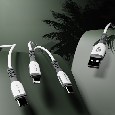 Lenyes LC979 USB-A to Lightning Fast Charging Data and Charging Cable 2.4A 1M - 4
