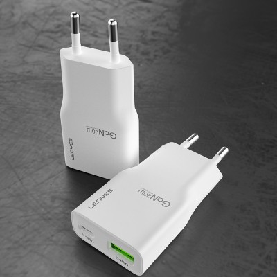 Lenyes LCH11 Serisi Type-C to Type-C GaN Teknolojili PD Hızlı Şarj Özellikli Kablolu Şarj Seti 20W - 5