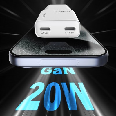 Lenyes LCH15-EU TC-L Type-C to Lightning GaN Teknolojili PD Hızlı Şarj Özellikli Şarj Seti 20W - 3