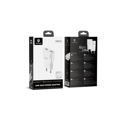 Lenyes LCH15-EU TC-L Type-C to Lightning GaN Teknolojili PD Hızlı Şarj Özellikli Şarj Seti 20W - 8