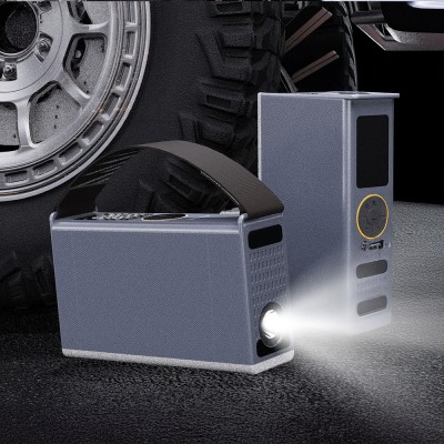 Lenyes LCI205 LED Işıklı Araç Akü Acil Durum Takviye Güç Kaynağı ve Hava Kompresörü 12V 100W 7200mAh - 3