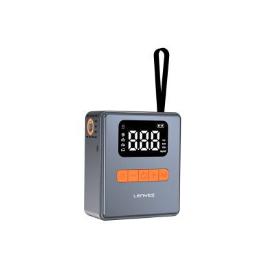 Lenyes LCI206 LED Işıklı Oto Araç Lastik Şişirme Pompası Çok Modlu Dijital Ekranlı Araç Hava Kompresörü - Lenyes