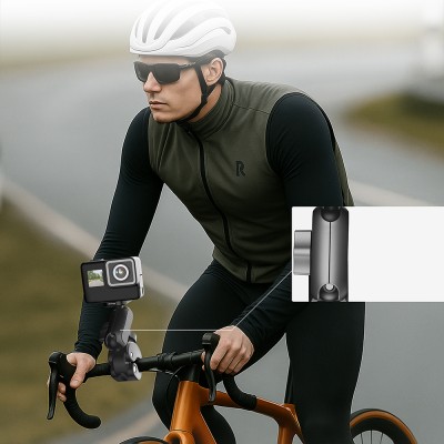 Lenyes LCT103 Bisiklet ve Motosiklet Aksiyon Kamera Tutucu - 5