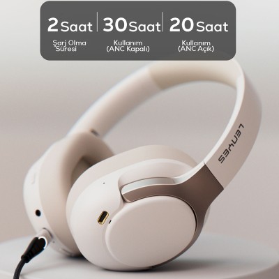 Lenyes LH29 ANC Özellikli TWS Kulak Üstü Bluetooth Kulaklık v5.4 - 9